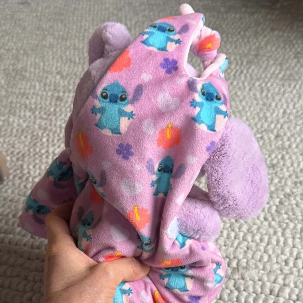 Angel Plush Disney Baby Snuggle in Lavender and Pink
